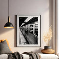 NYC Subway Train in Motion – Digital Art Print - Digital Download