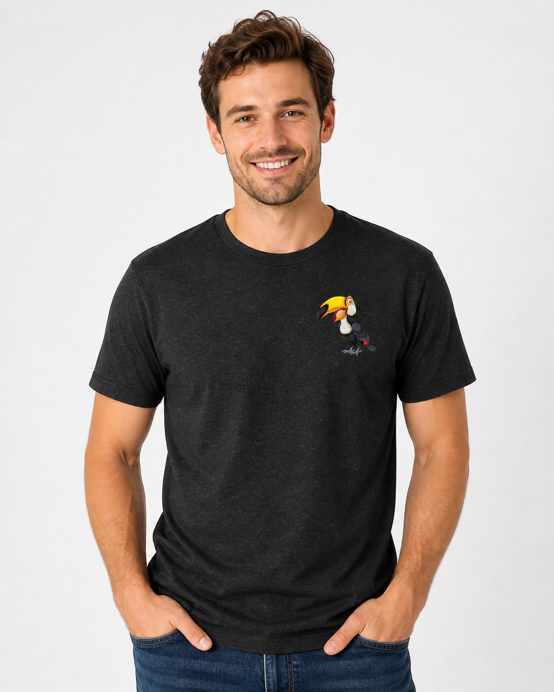 Toucan Graphic T-Shirt – Cute Bird Tee | Pixel + Press