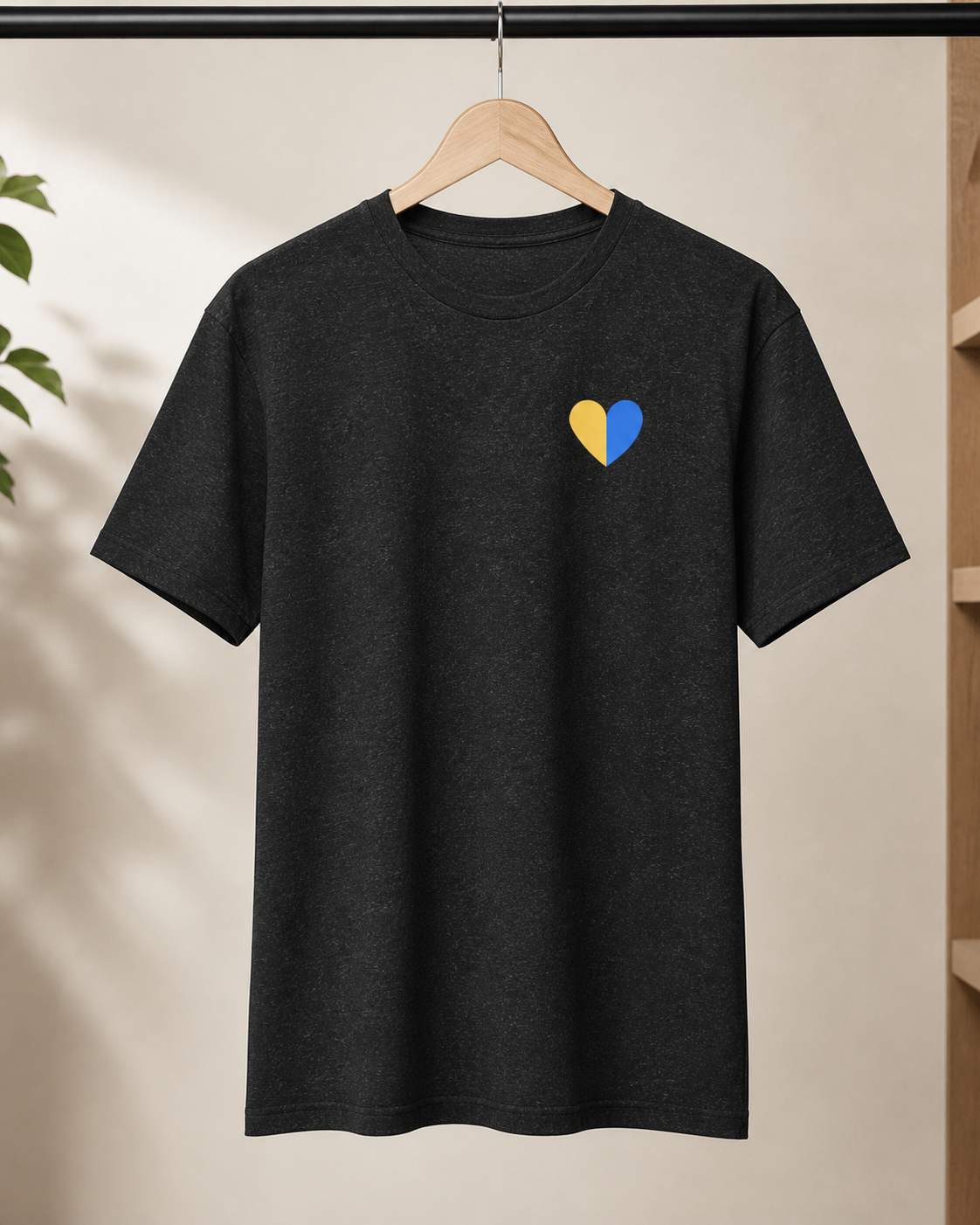 Ukraine Heart T-Shirt | Support Ukraine Unisex Tee | Pixel + Press - T-Shirts